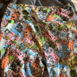 Lularoe Italy print leggings